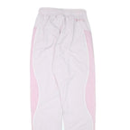 LACOSTE Womens Joggers Pink & White Slim Tapered S W24 L29 Sportswear Casual
