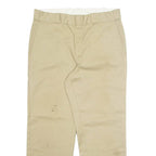 DICKIES Chino Mens Trousers Beige Regular Straight W34 L29