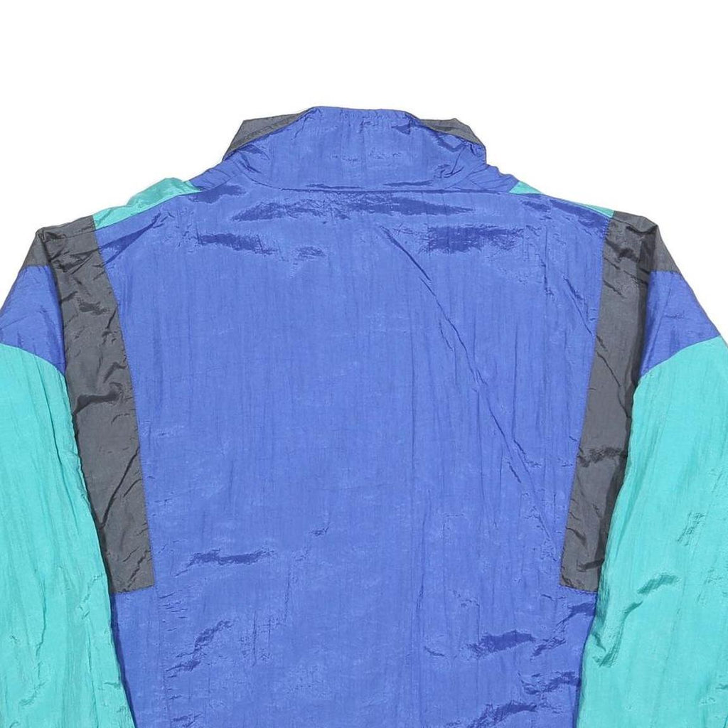 CONCORDIA Mens Blue Green Pink Black Colourblock Jacket M Polyester Blend Zip