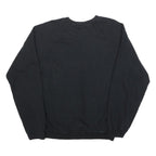 ITS AFRICA Womens Black Cotton Blend Crew Neck L Sweatshirt Colourful Animal