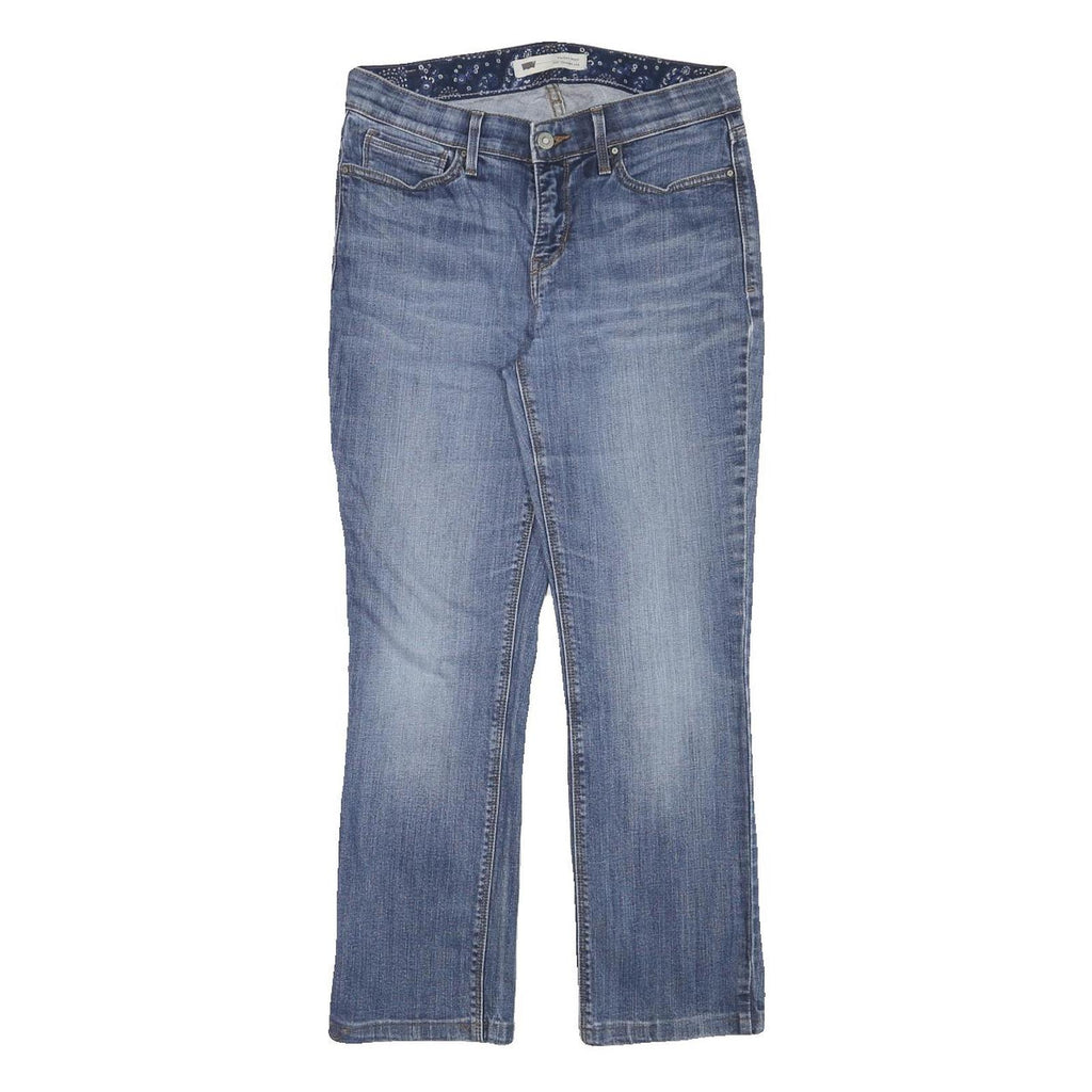 LEVI'S Womens Jeans Blue Regular Straight Denim Medium W29 L26 Classic Fit