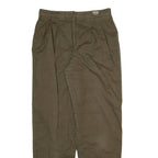 ZERRES Womens Trousers Green Relaxed Tapered W30 L32