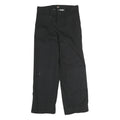 DICKIES Mens Cotton Blend Black Regular Straight Trousers W28 L25 Workwear