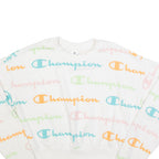 CHAMPION Womens Sweatshirt White XS