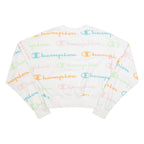 CHAMPION Womens Sweatshirt White XS