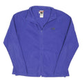 THE NORTH FACE Womens Blue Jacket L Polyester Blend Plain Zip Casual Outdoor