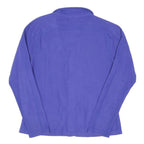 THE NORTH FACE Womens Blue Jacket L Polyester Blend Plain Zip Casual Outdoor