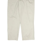 TOMMY HILFIGER Mens Cotton Beige Regular Straight Trousers W36 L29 Classic