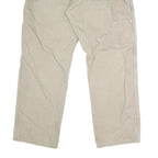 DICKIES Mens Cotton Blend Beige Regular Fit Straight Leg Trousers W36 L29