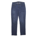 CALVIN KLEIN JEANS Womens Classic Straight Denim Blue Cotton Blend Zip W27 L32