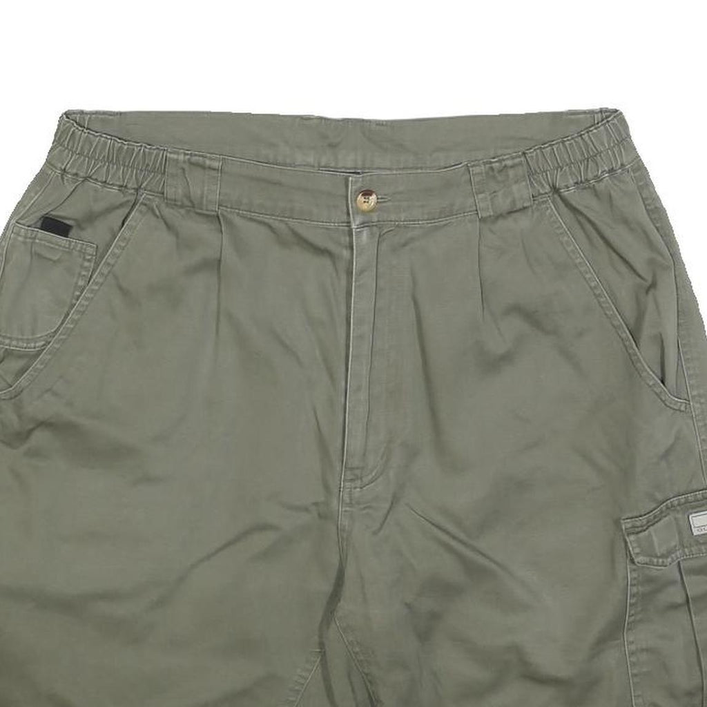 LAFUMA Mens Shorts Green Casual Cargo Plain M W32 Comfortable Cotton Blend
