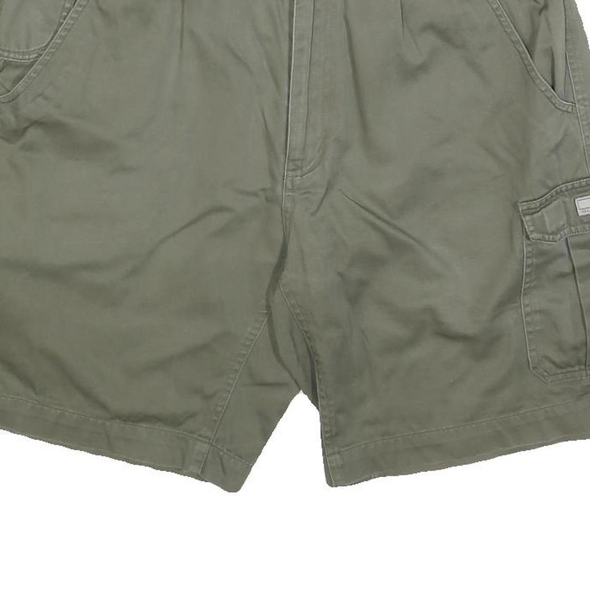 LAFUMA Mens Shorts Green Casual Cargo Plain M W32 Comfortable Cotton Blend