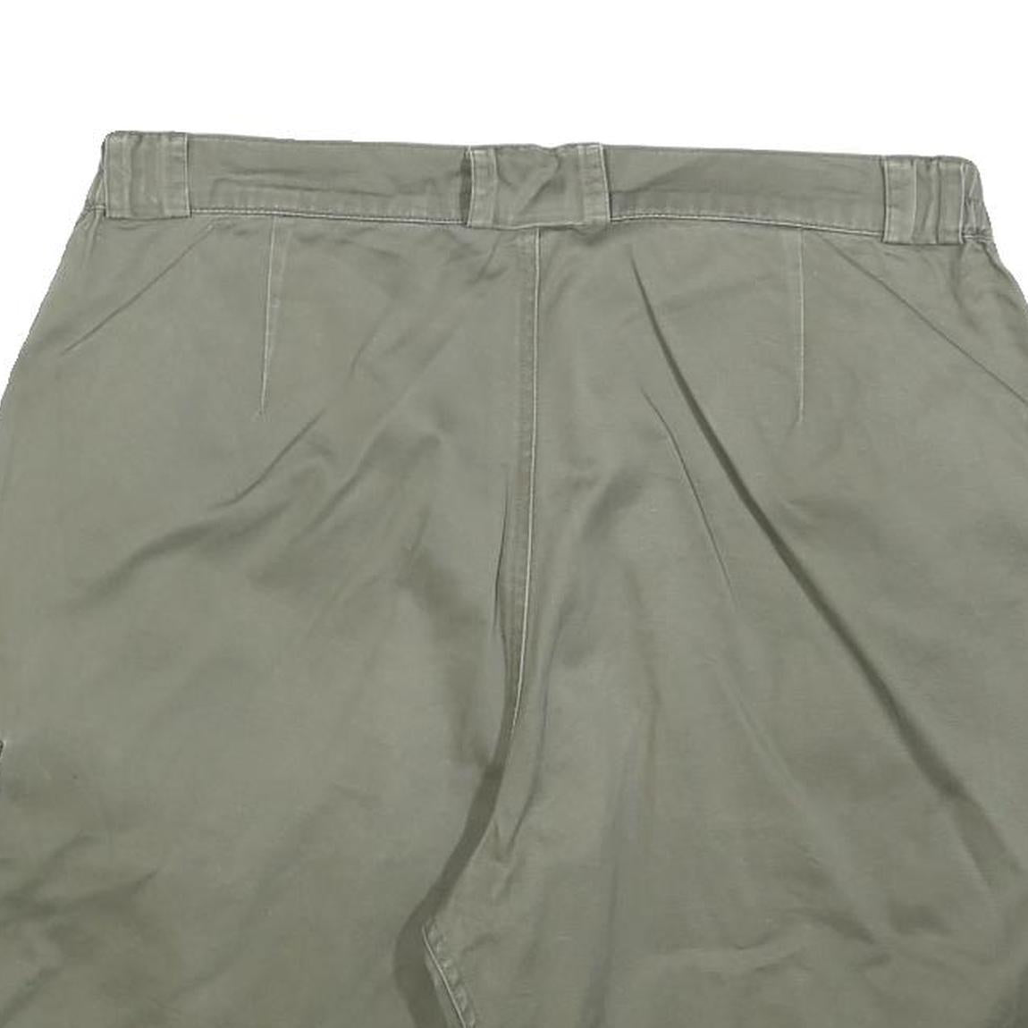 LAFUMA Mens Shorts Green Casual Cargo Plain M W32 Comfortable Cotton Blend