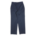 RED KAP Mens Cotton Blend Navy Regular Straight Trousers W30 L30 Workwear Zip