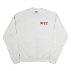 LEE Mens Grey Crew Neck XL MIT Chest Logo Cotton Sweatshirt Pullover