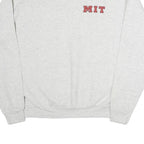 LEE Mens Grey Crew Neck XL MIT Chest Logo Cotton Sweatshirt Pullover