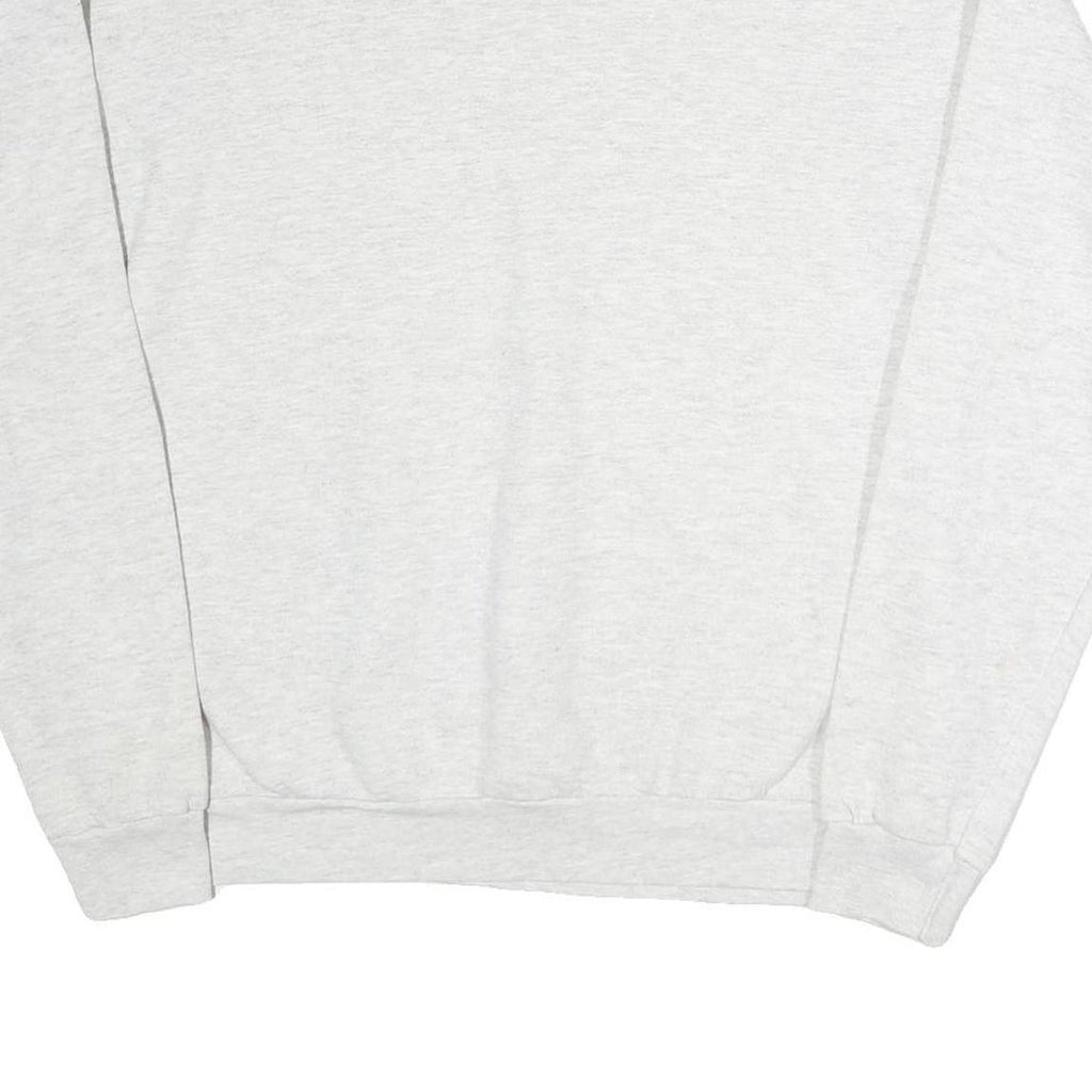 LEE Mens Grey Crew Neck XL MIT Chest Logo Cotton Sweatshirt Pullover