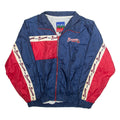 FANS Mens Track Jacket Blue Nylon L