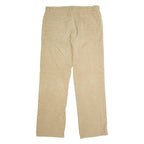 TOMMY HILFIGER Mens Corduroy Trousers Beige Regular Straight W33 L32