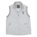 CARHARTT Mens Grey Gilet M Polyester Plain Zip Casual Lightweight