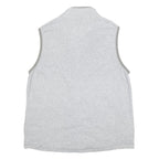 CARHARTT Mens Grey Gilet M Polyester Plain Zip Casual Lightweight