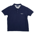 HARVEY MILLER Mens Polo Shirt Blue XL