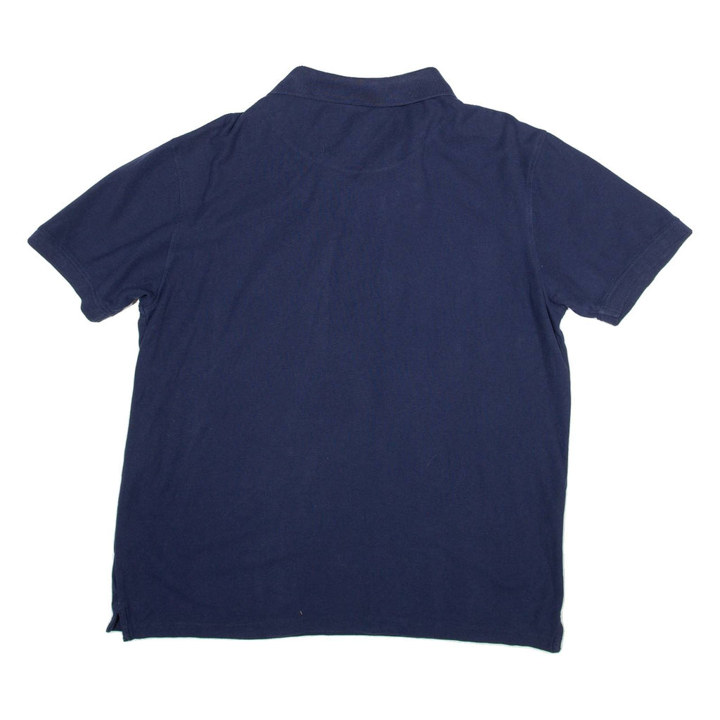 HARVEY MILLER Mens Polo Shirt Blue XL