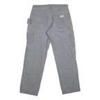 DICKIES Mens Jeans Grey Regular Straight Denim Medium W32 L31 Workwear