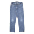 LEVI'S 505 Mens Jeans Blue Regular Straight Denim Medium W32 L30 Classic Fit Zip