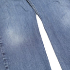 LEVI'S 505 Mens Jeans Blue Regular Straight Denim Medium W32 L30 Classic Fit Zip