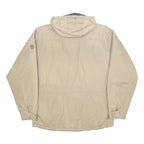 FJALLRAVEN Mens Beige Cotton Blend Zip Jacket M Outdoor Casual Lightweight