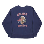 LEE Mens Navy Blue Alpha Delta Pi Crew Neck XL Sweatshirt Boot Scoot 93