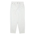 TEDDYS Womens White Relaxed Jeans Cotton Blend Zip W29 L28 Casual Fit Comfort
