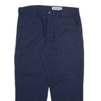 CARHARTT Mens Trousers Blue Relaxed Straight W38 L29