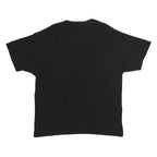 CHAMPION Mens Black XL Graphic T-Shirt Short Sleeve Crew Neck Cotton Casual