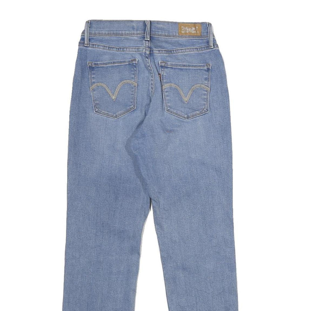 LEVI'S 512 Perfectly Slimming Womens Jeans Blue Slim Straight Denim Medium W27