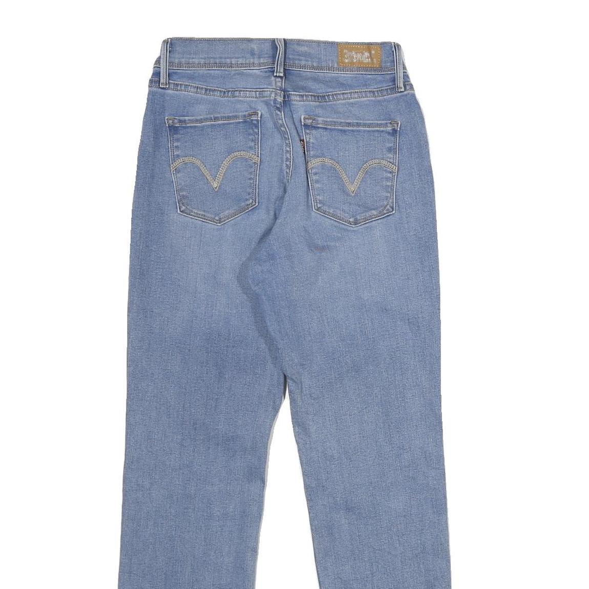 LEVI'S 512 Perfectly Slimming Womens Jeans Blue Slim Straight Denim Medium W27