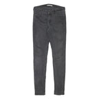 LEVI'S Womens Black Slim Skinny Denim Medium W27 L30 Slim Fit Cotton Blend Jeans