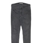 LEVI'S Womens Black Slim Skinny Denim Medium W27 L30 Slim Fit Cotton Blend Jeans