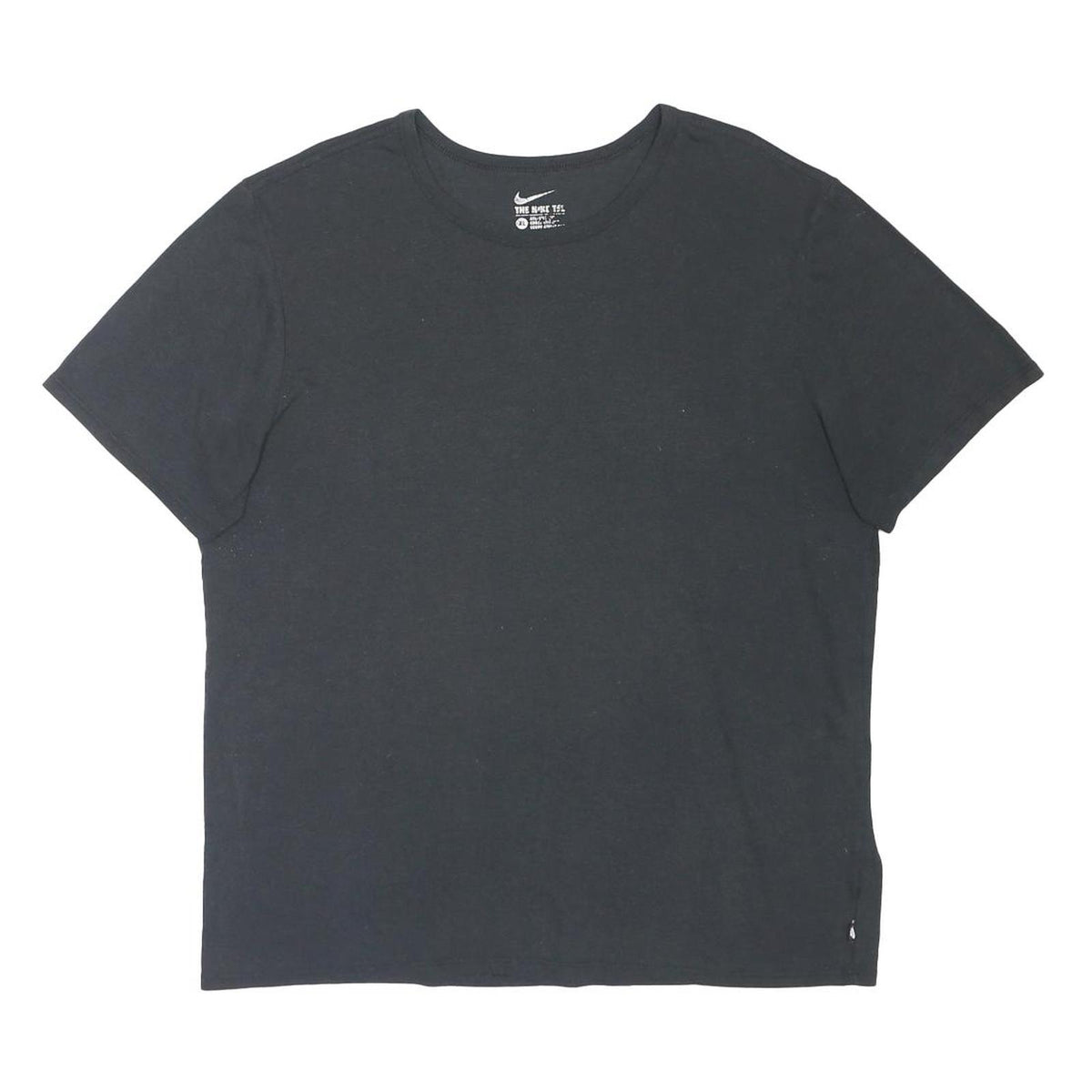 NIKE Mens Black Classic T-Shirt XL Short Sleeve Crew Neck Cotton Blend