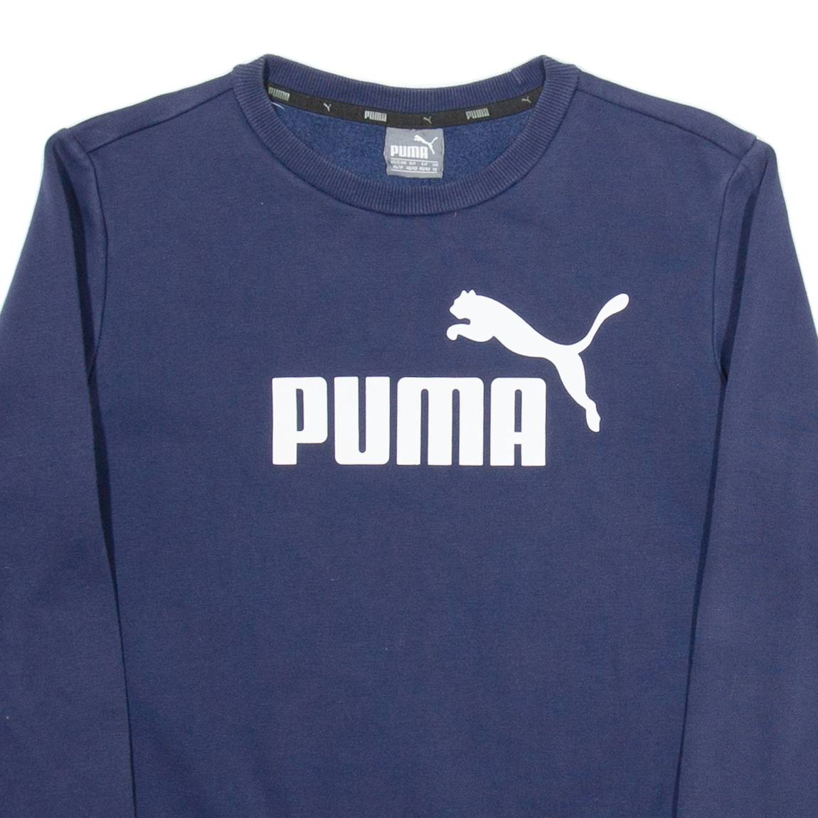 PUMA Mens Sweatshirt Blue XS