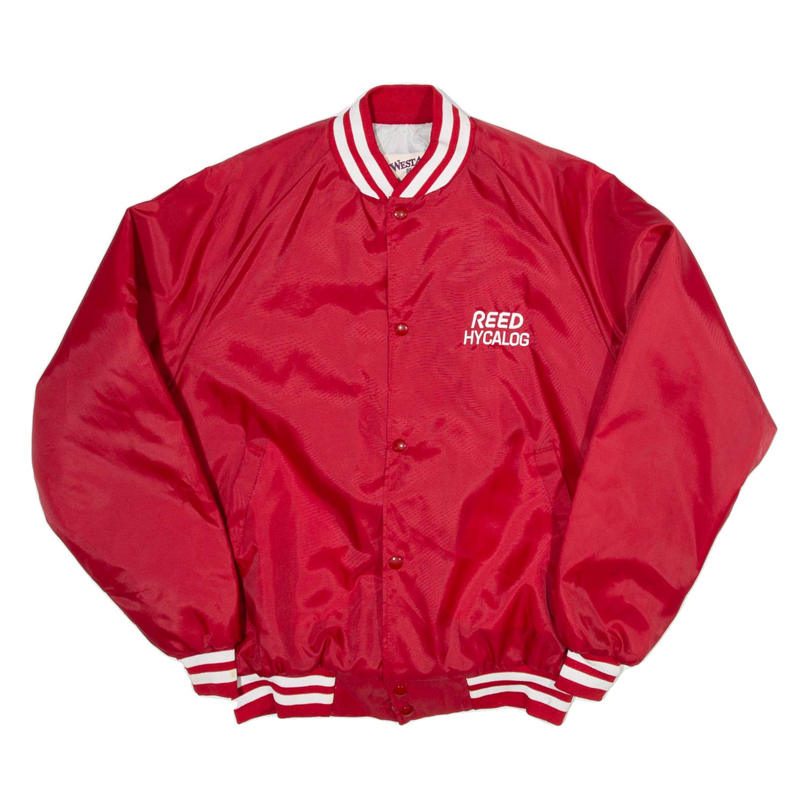 WESTARK USA Reedhycalog Womens Varsity Jacket Red USA L