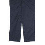 DICKIES Mens Regular Fit Cotton Blend Navy Blue Trousers W37 L31 Workwear Casual
