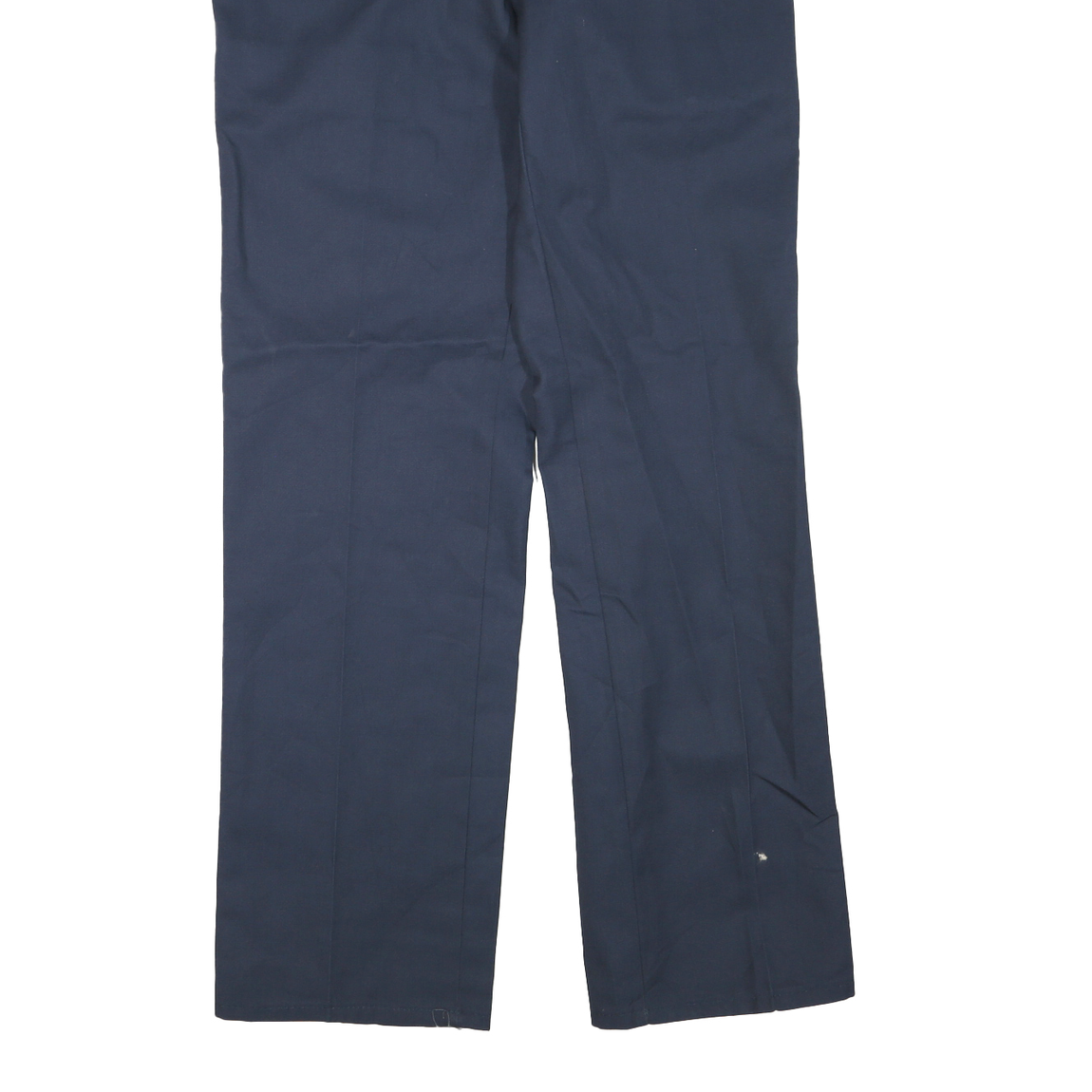 BIG BILL Mens Polyester Blend Navy Regular Straight Trousers W34 L32 Workwear