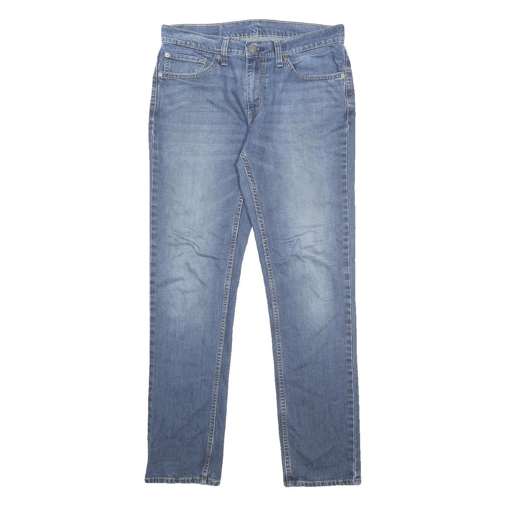 LEVI'S 511 Slim Mens Jeans Blue Slim Skinny Denim Medium W31 L32 Classic Zip