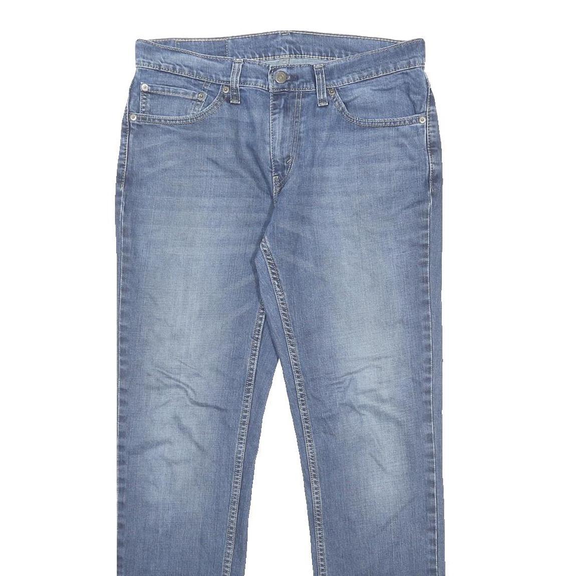 LEVI'S 511 Slim Mens Jeans Blue Slim Skinny Denim Medium W31 L32 Classic Zip