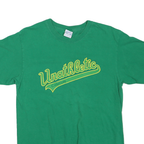 YAZBEK Mens Green Unathletic Cancun Graphic T-Shirt M Short Sleeve Crew Neck