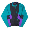 HEAD SPORTSWEAR Mens Track Jacket Blue Nylon Colourblock L