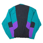 HEAD SPORTSWEAR Mens Track Jacket Blue Nylon Colourblock L