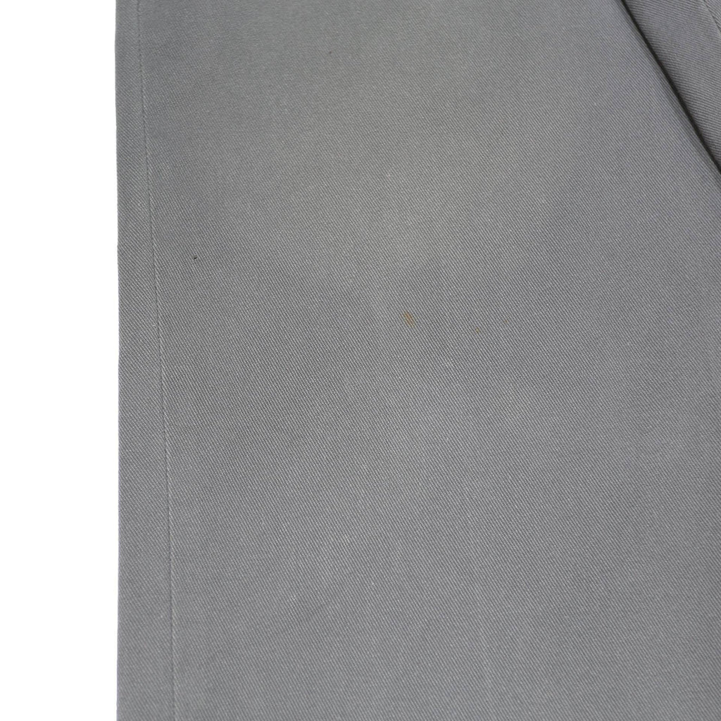 DICKIES Mens Regular Fit Grey Cotton Blend Zip Trousers W34 L28 Casual Workwear